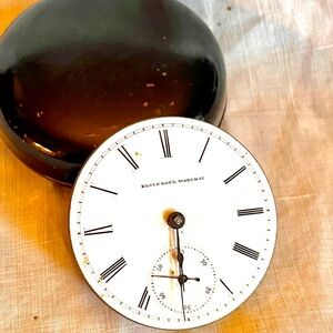 Antique Elgin Pocket Watch Body & Protective Case